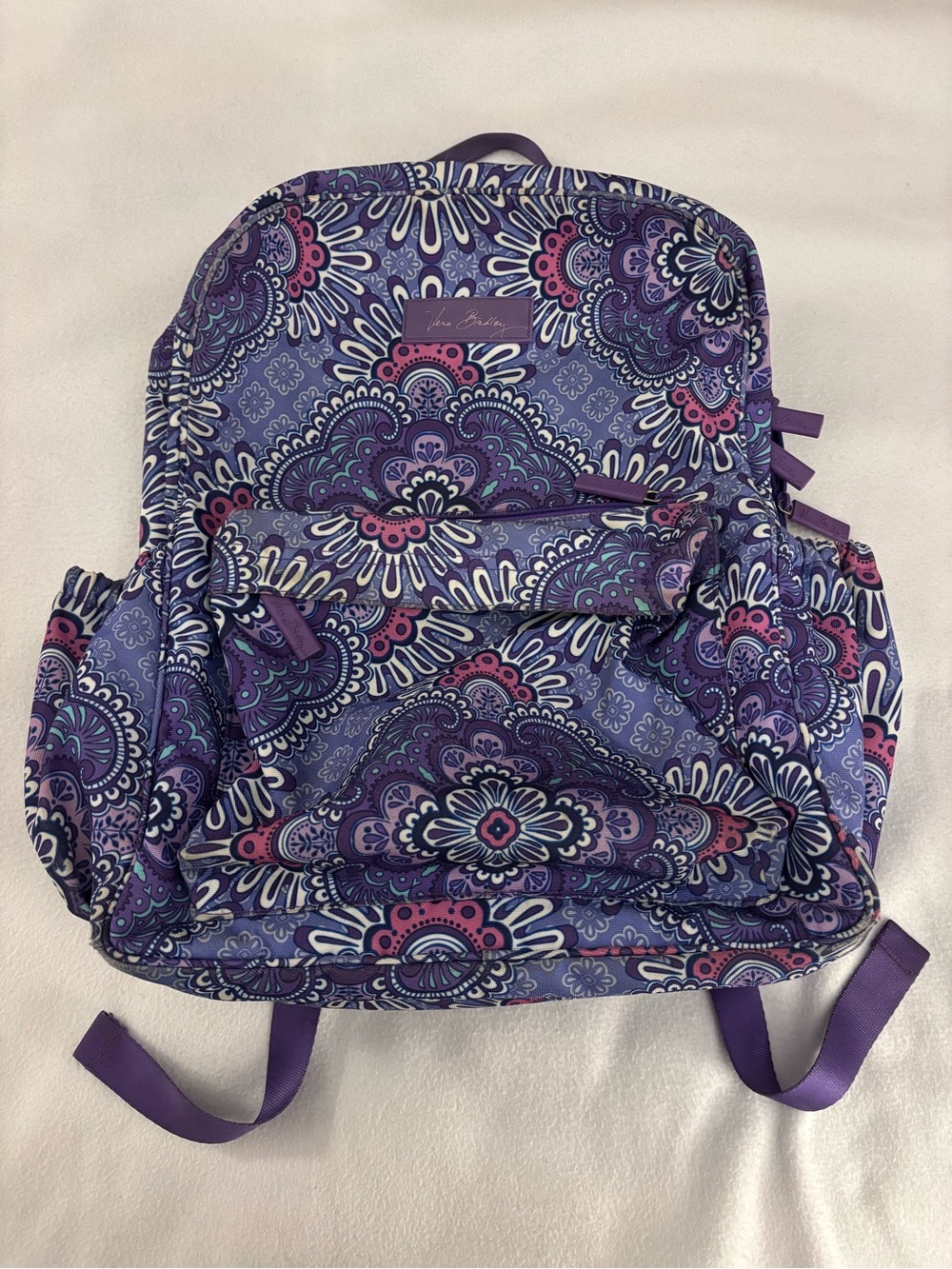 Vera Bradley Purple Paisley Backpack